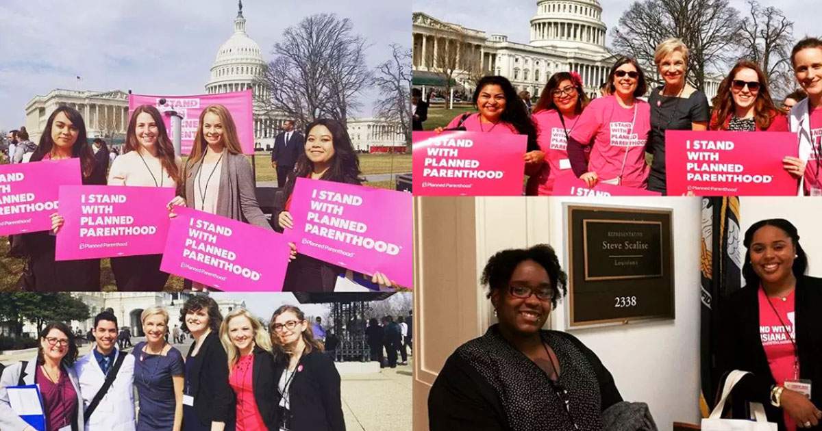Planned Parenthood Patients and Providers Take Over Capitol Hill